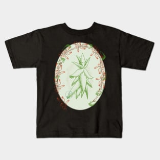 Succulent Sprite - tiger tooth aloe Kids T-Shirt